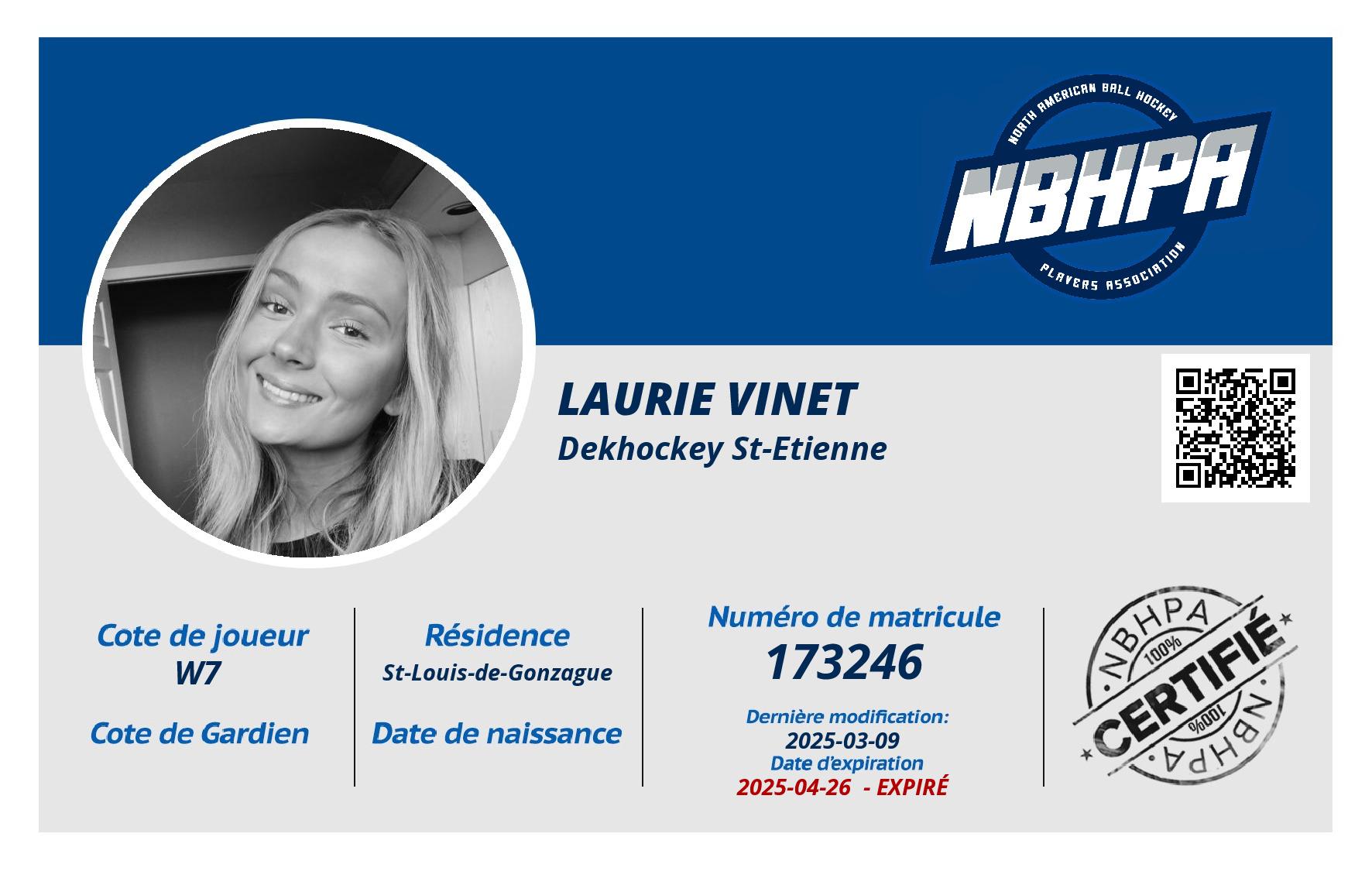 Laurie Vinet