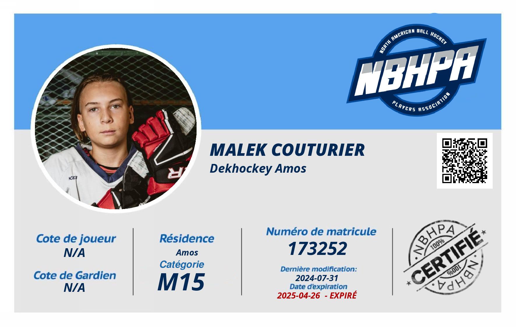Malek Couturier
