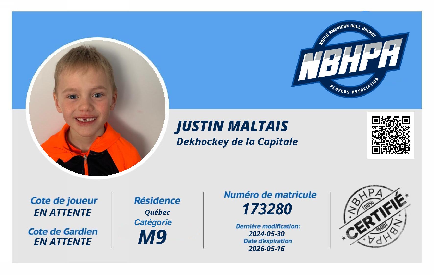 Justin Maltais