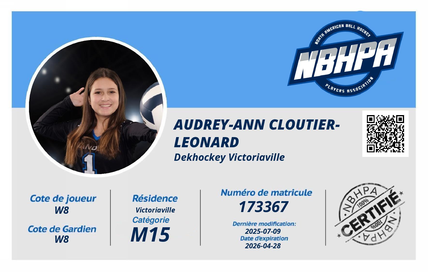 Audrey-Ann Cloutier-Leonard