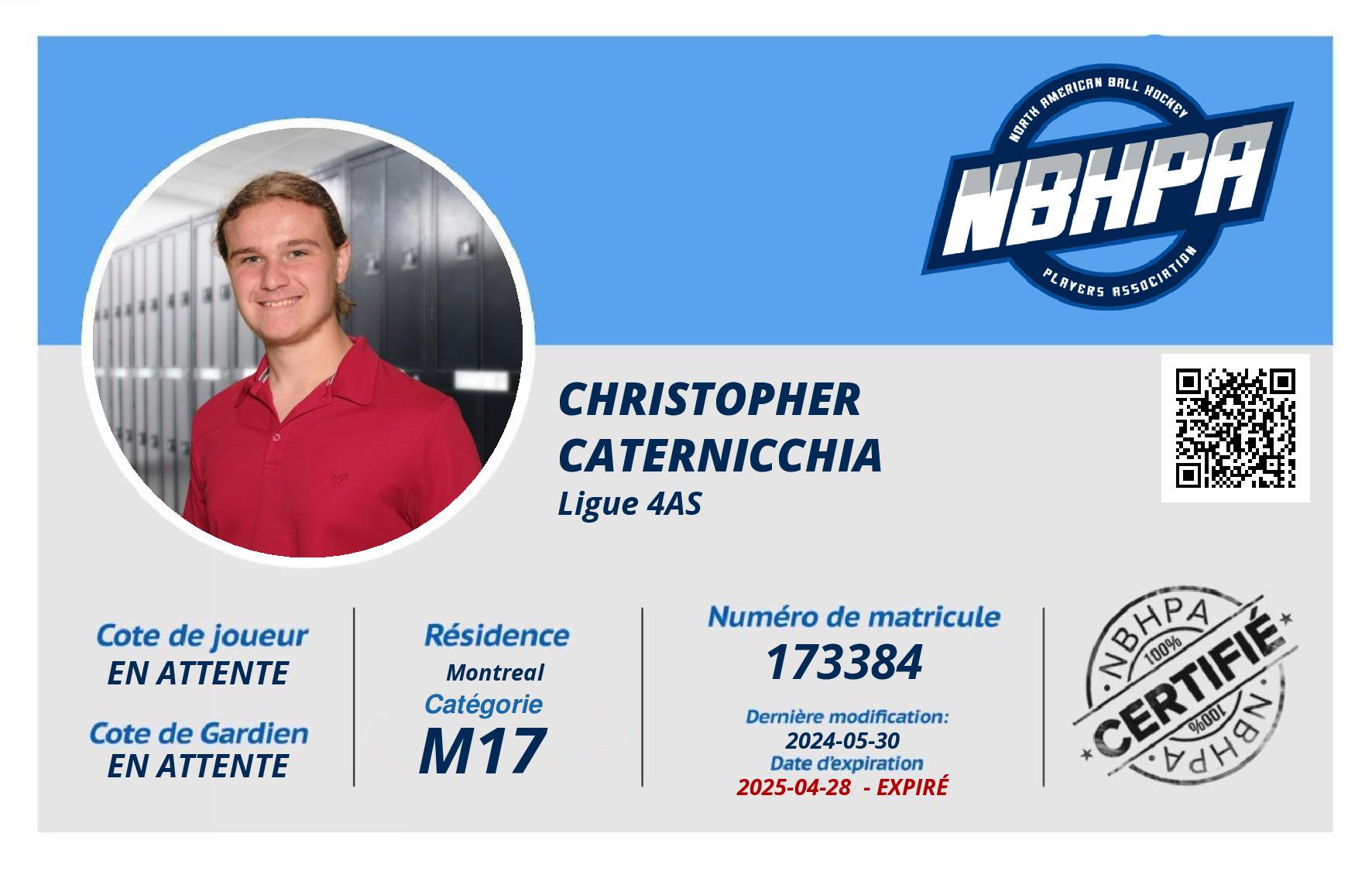 Christopher  Caternicchia 