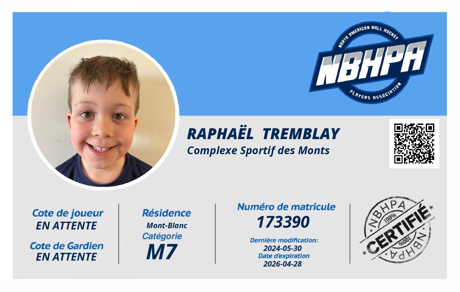 Raphaël  Tremblay