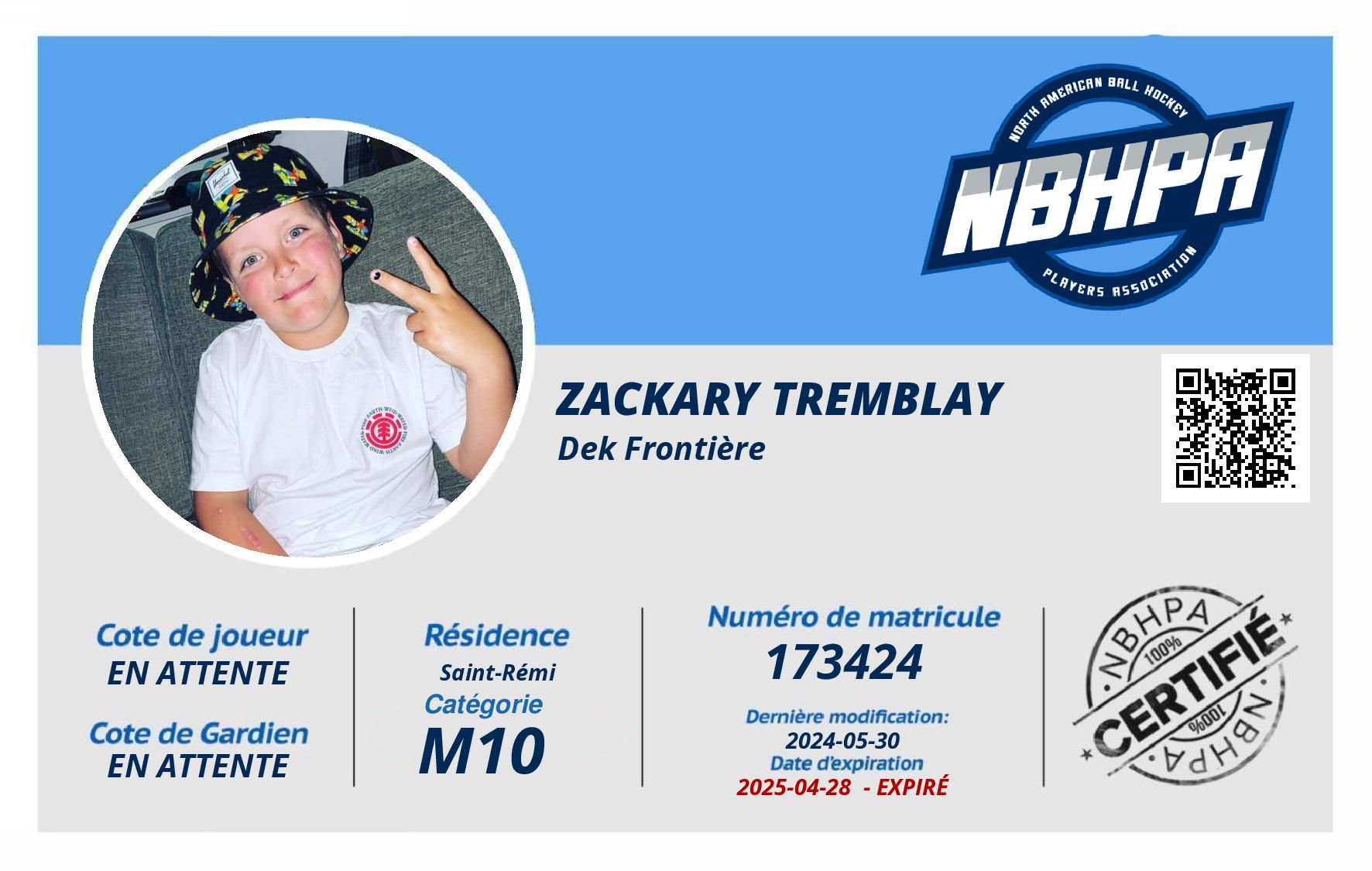 Zackary Tremblay 