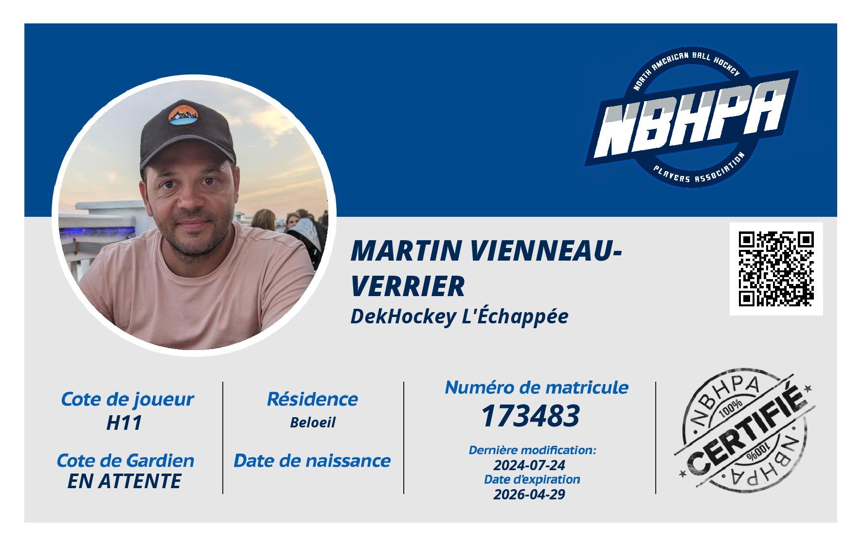 Martin Vienneau-Verrier