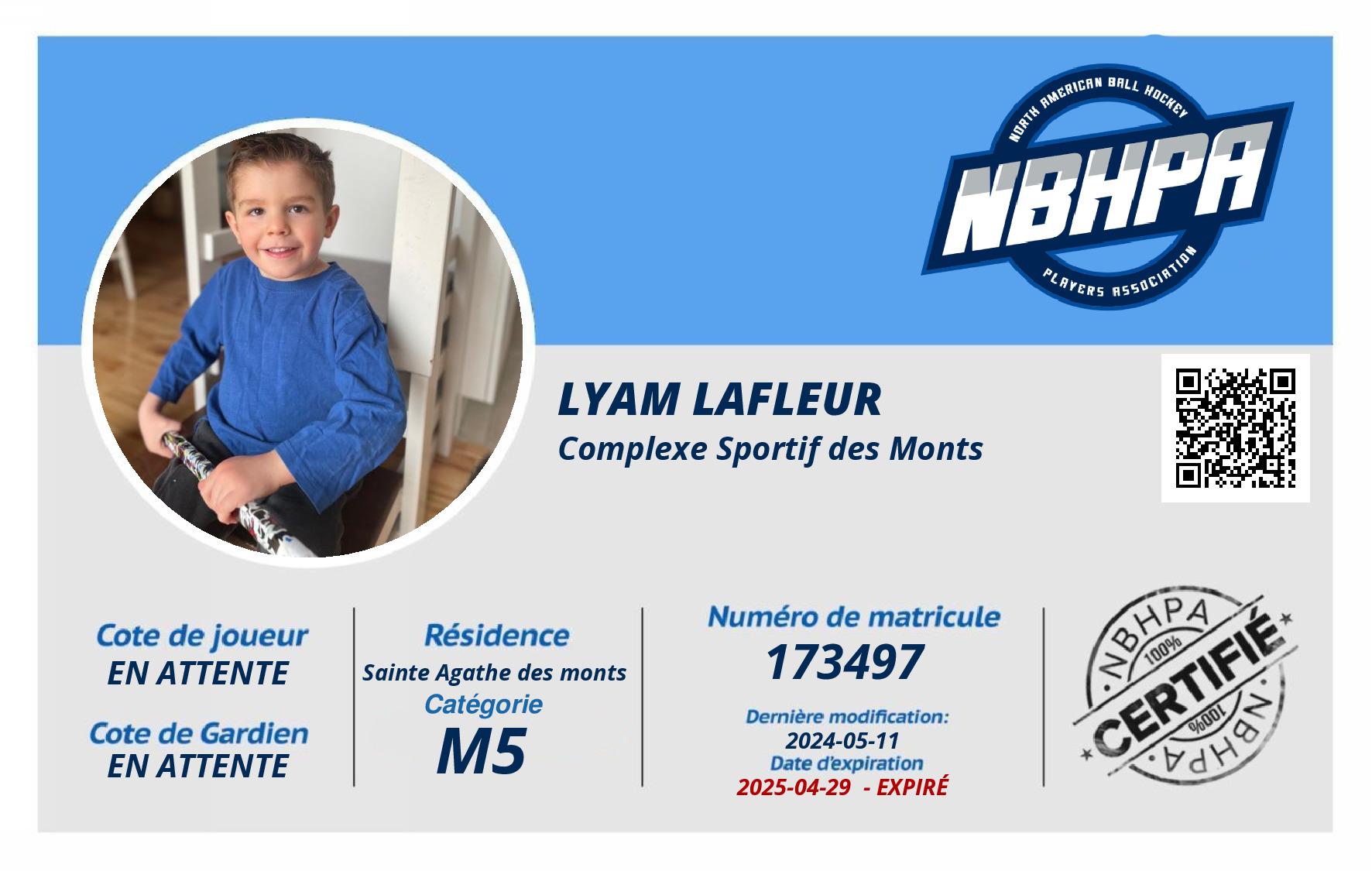 Lyam Lafleur