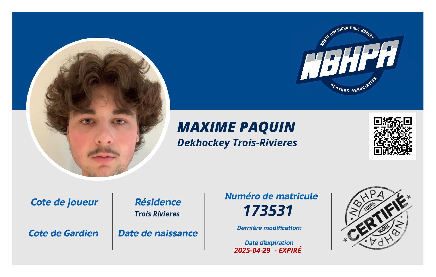 Maxime Paquin