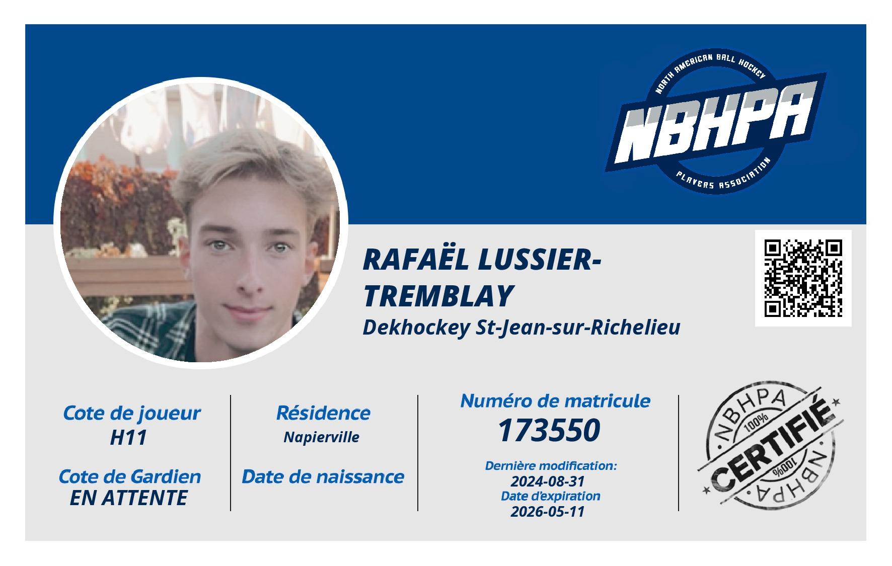 Rafaël Lussier-Tremblay