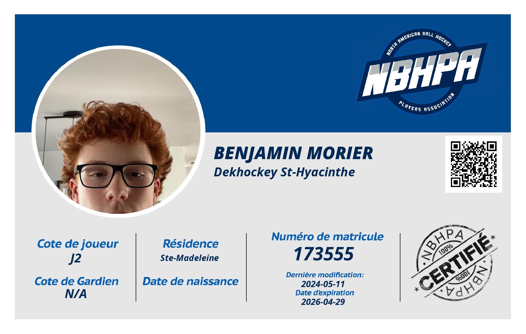 Benjamin Morier