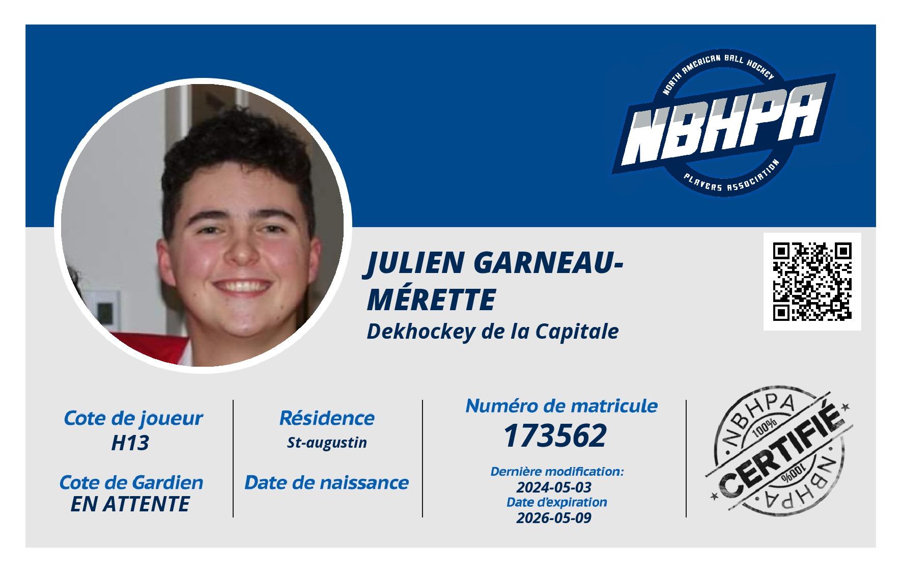 Julien Garneau-Mérette