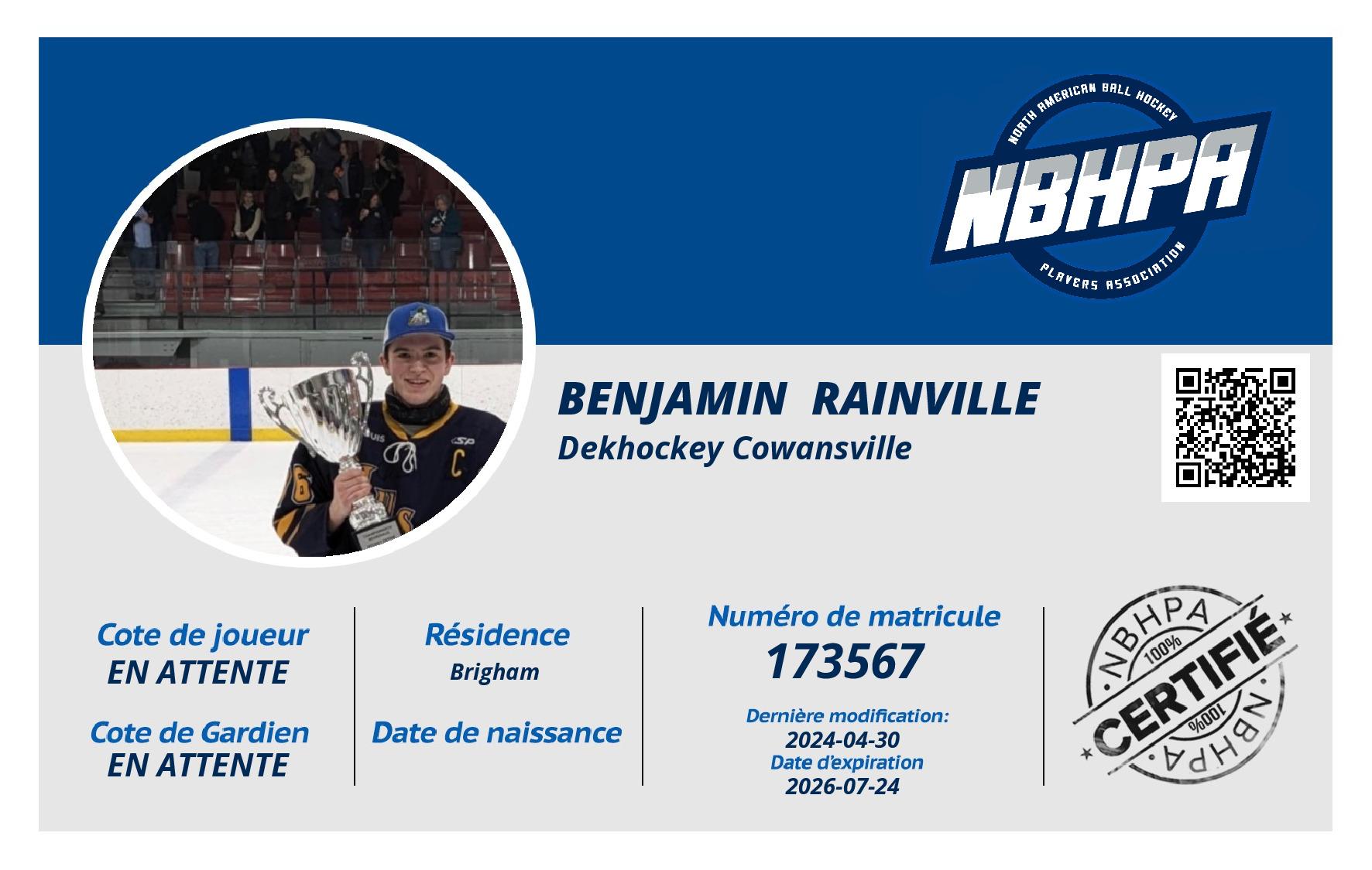 Benjamin  Rainville