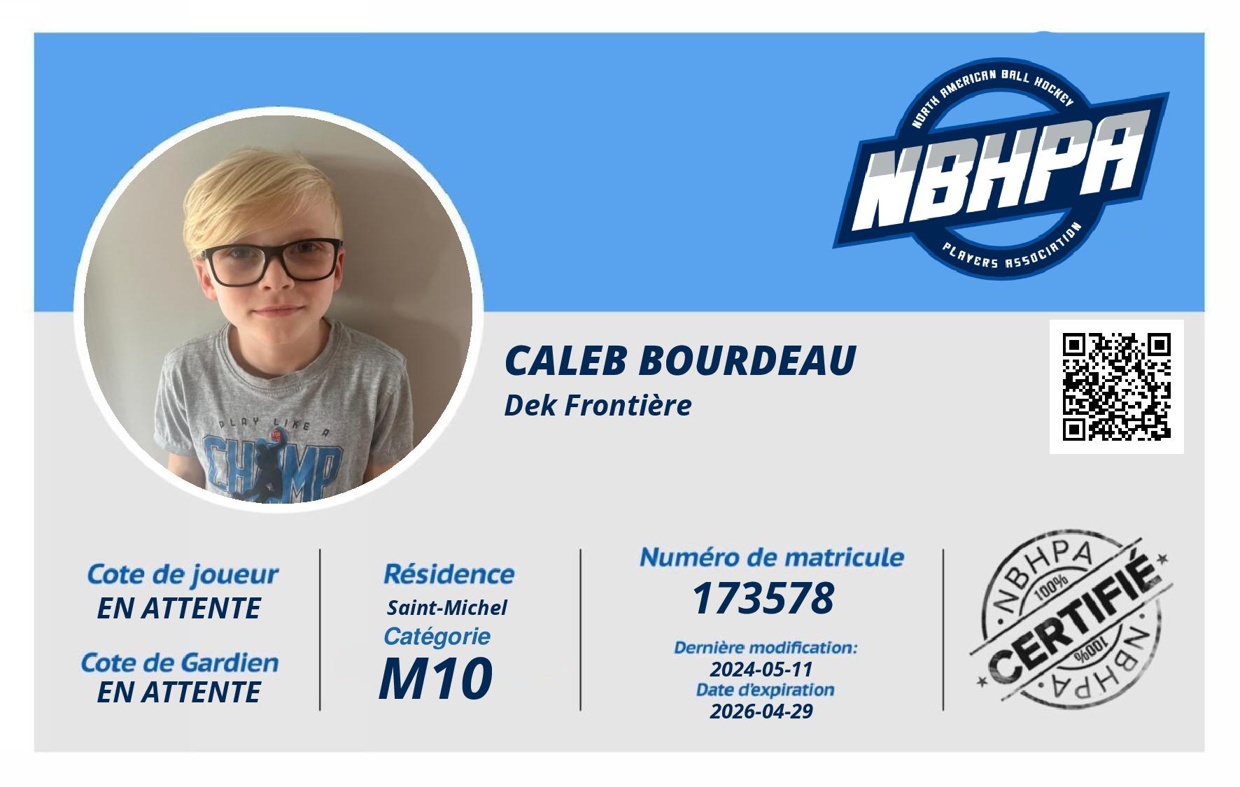 Caleb Bourdeau