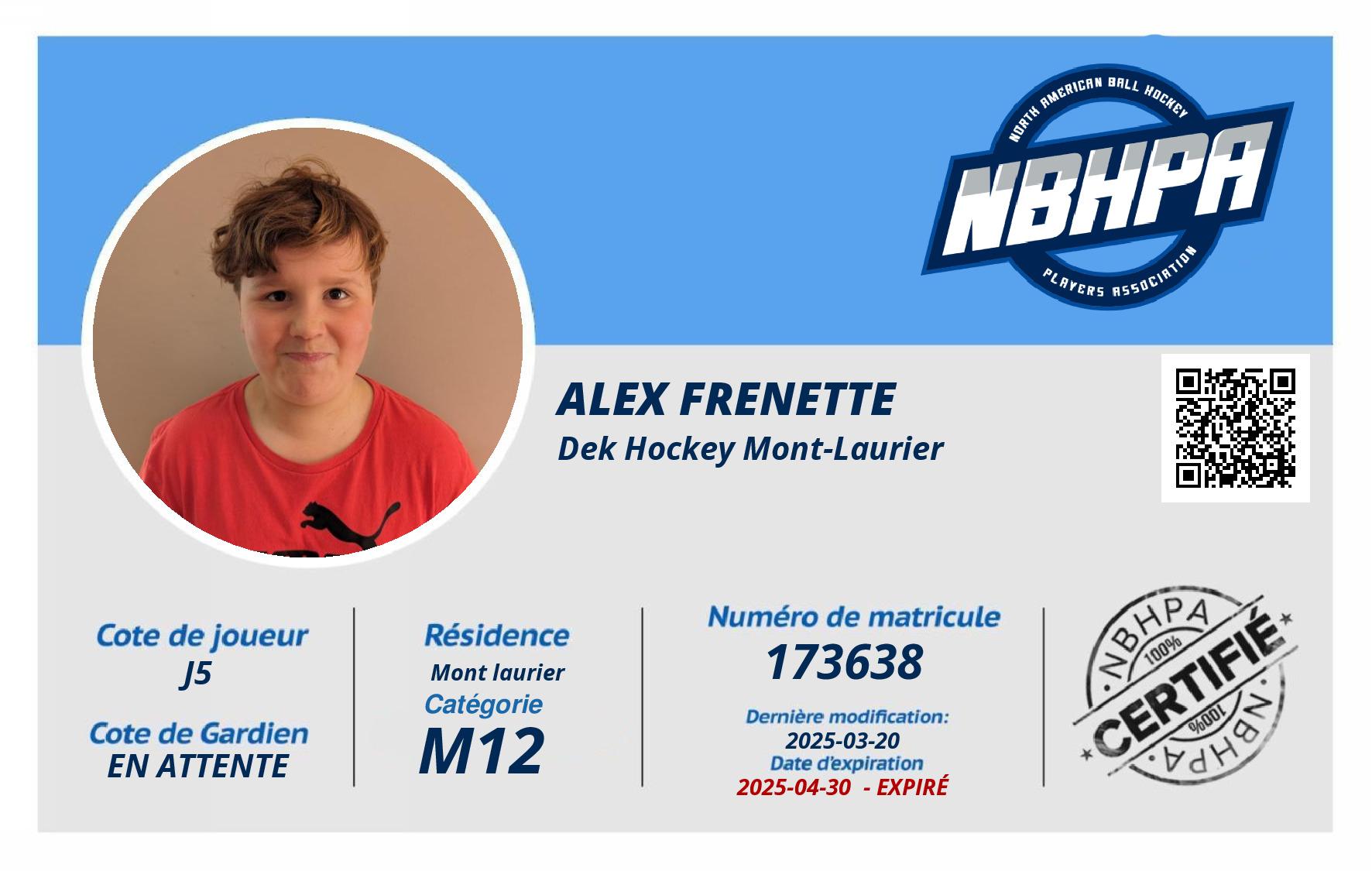 Alex Frenette 