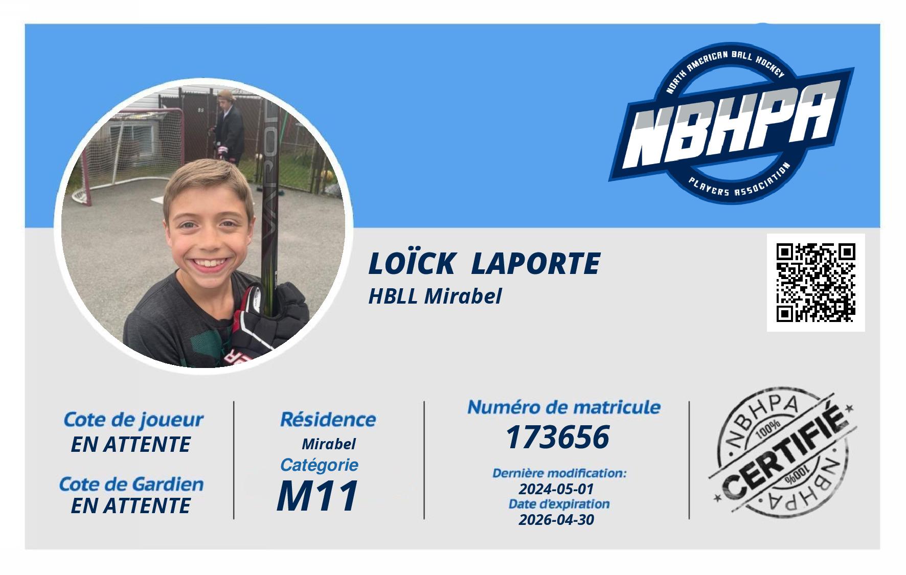 Loïck  Laporte