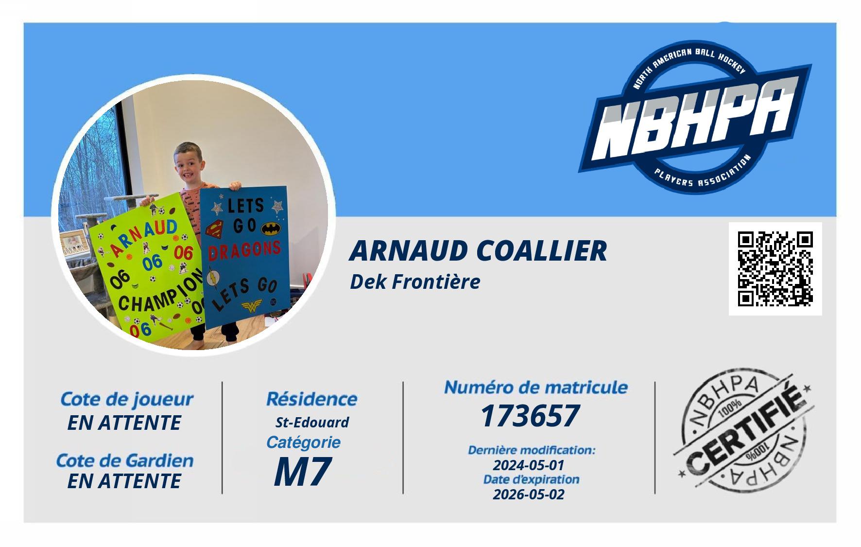 Arnaud Coallier