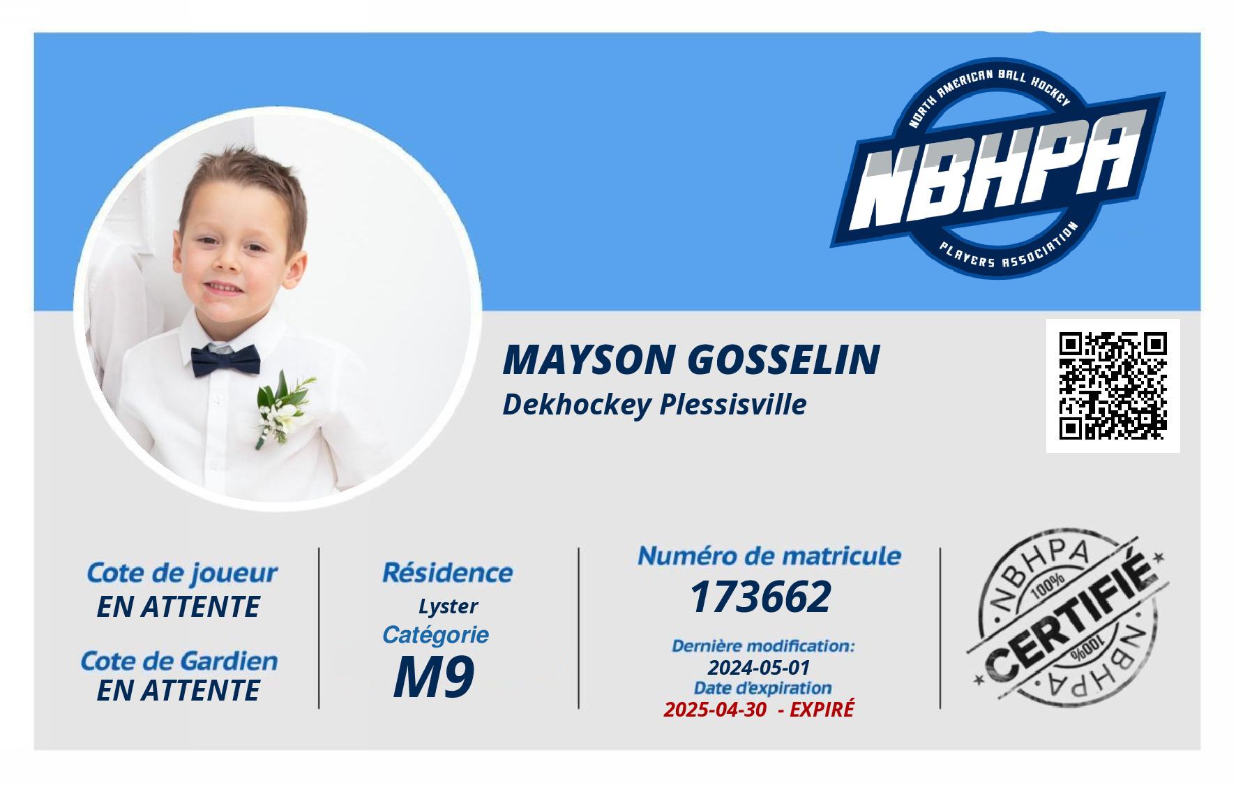 Mayson Gosselin