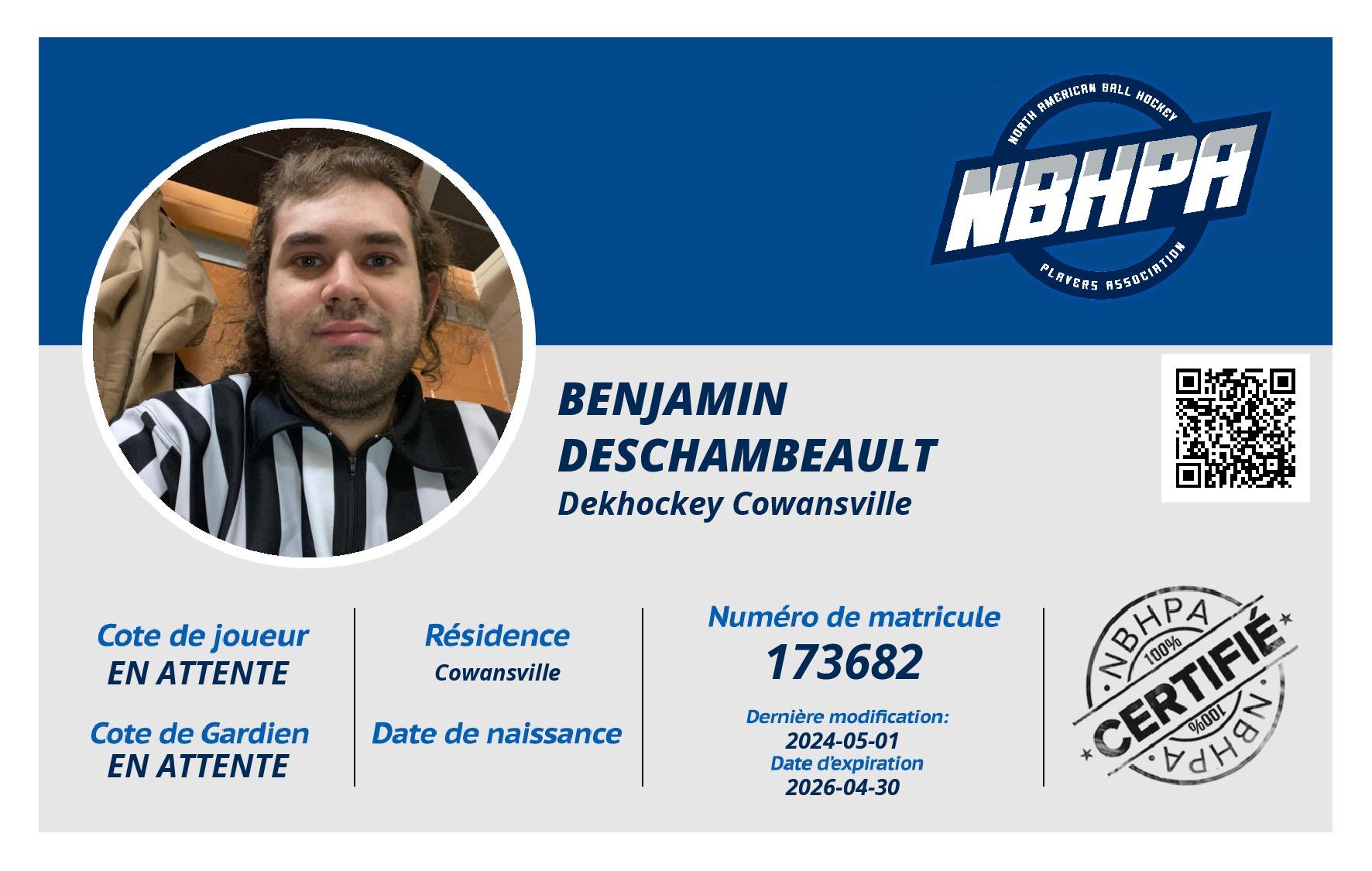 Benjamin Deschambeault