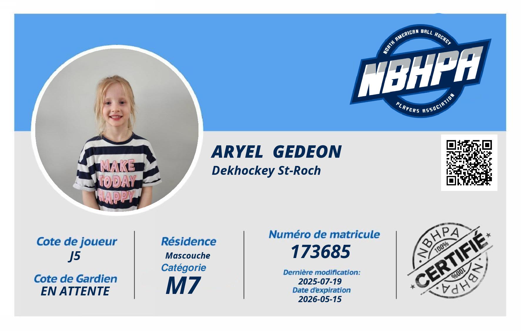Aryel  Gedeon 