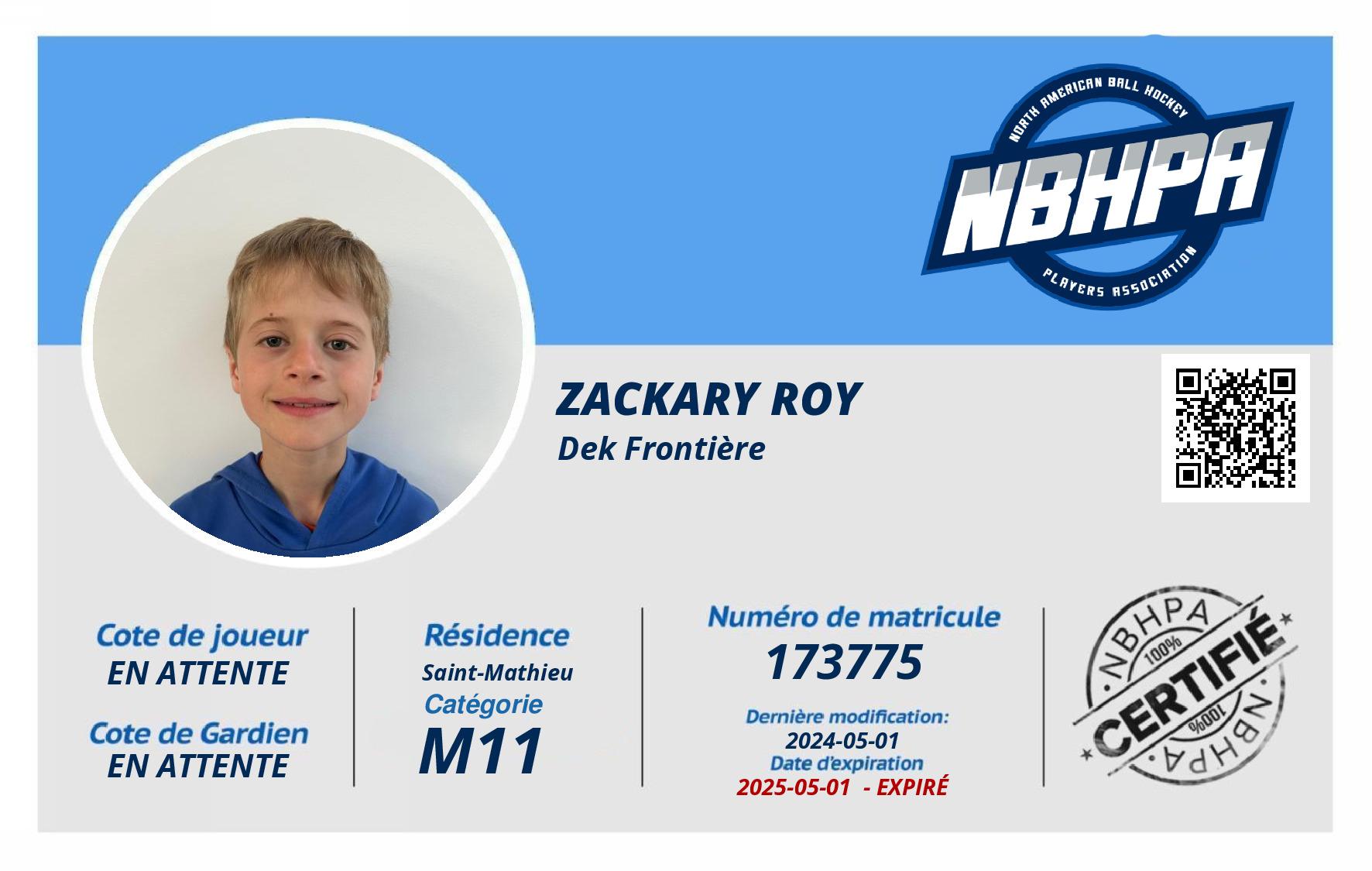 Zackary Roy