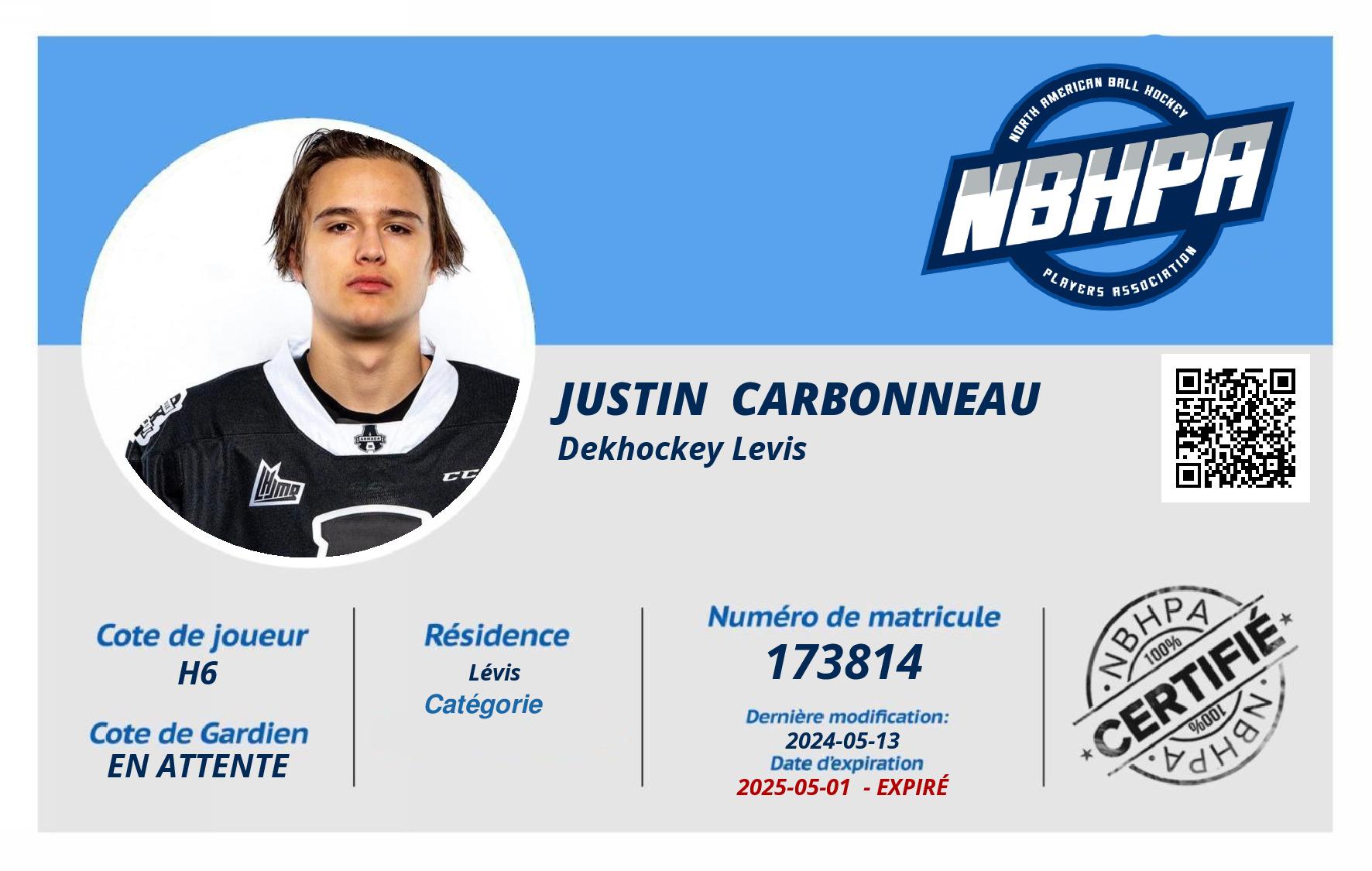 Justin  Carbonneau