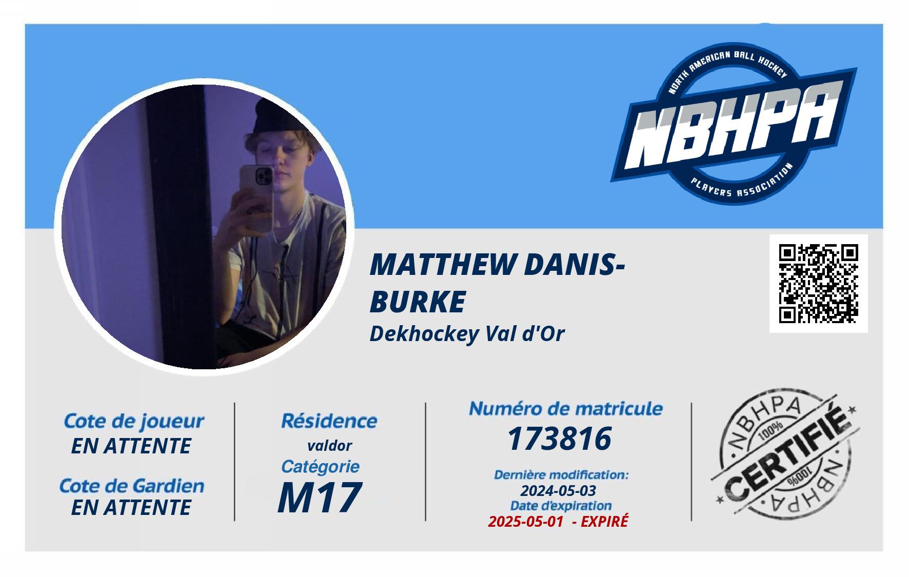 Matthew Danis-Burke