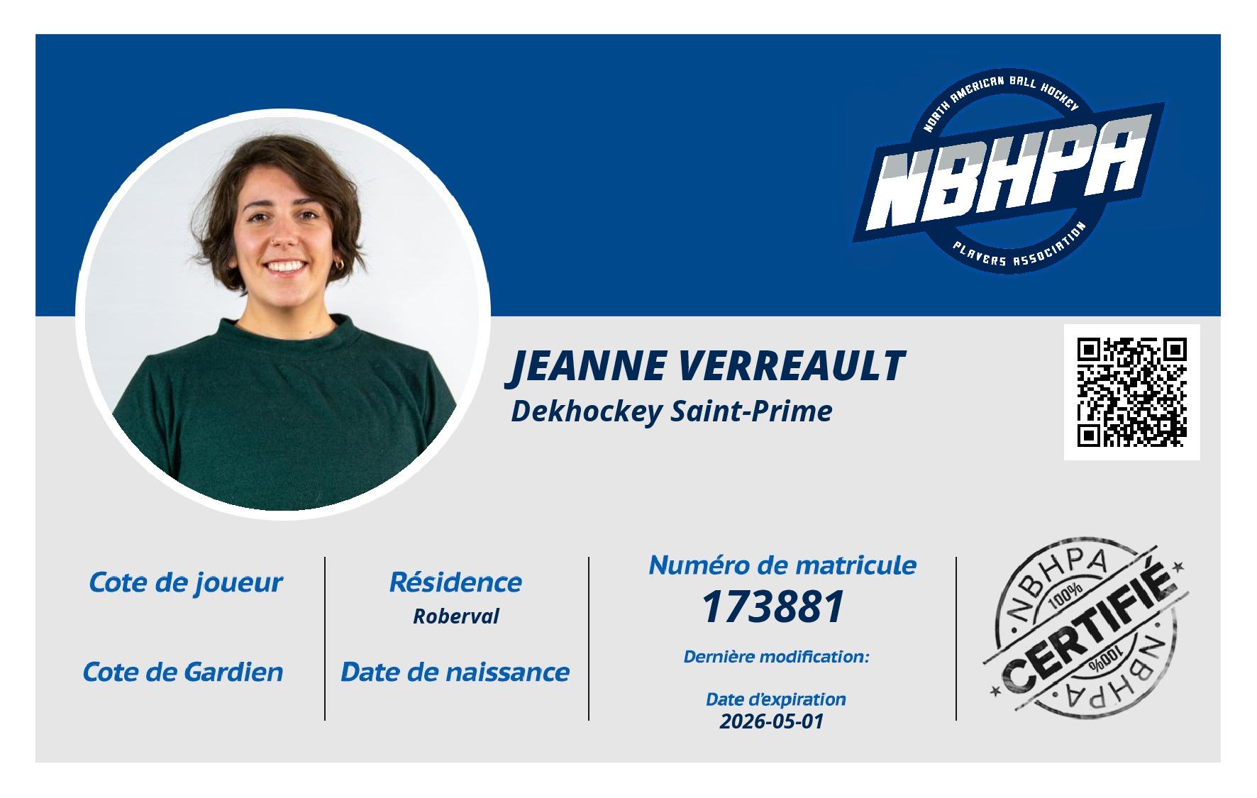 Jeanne Verreault