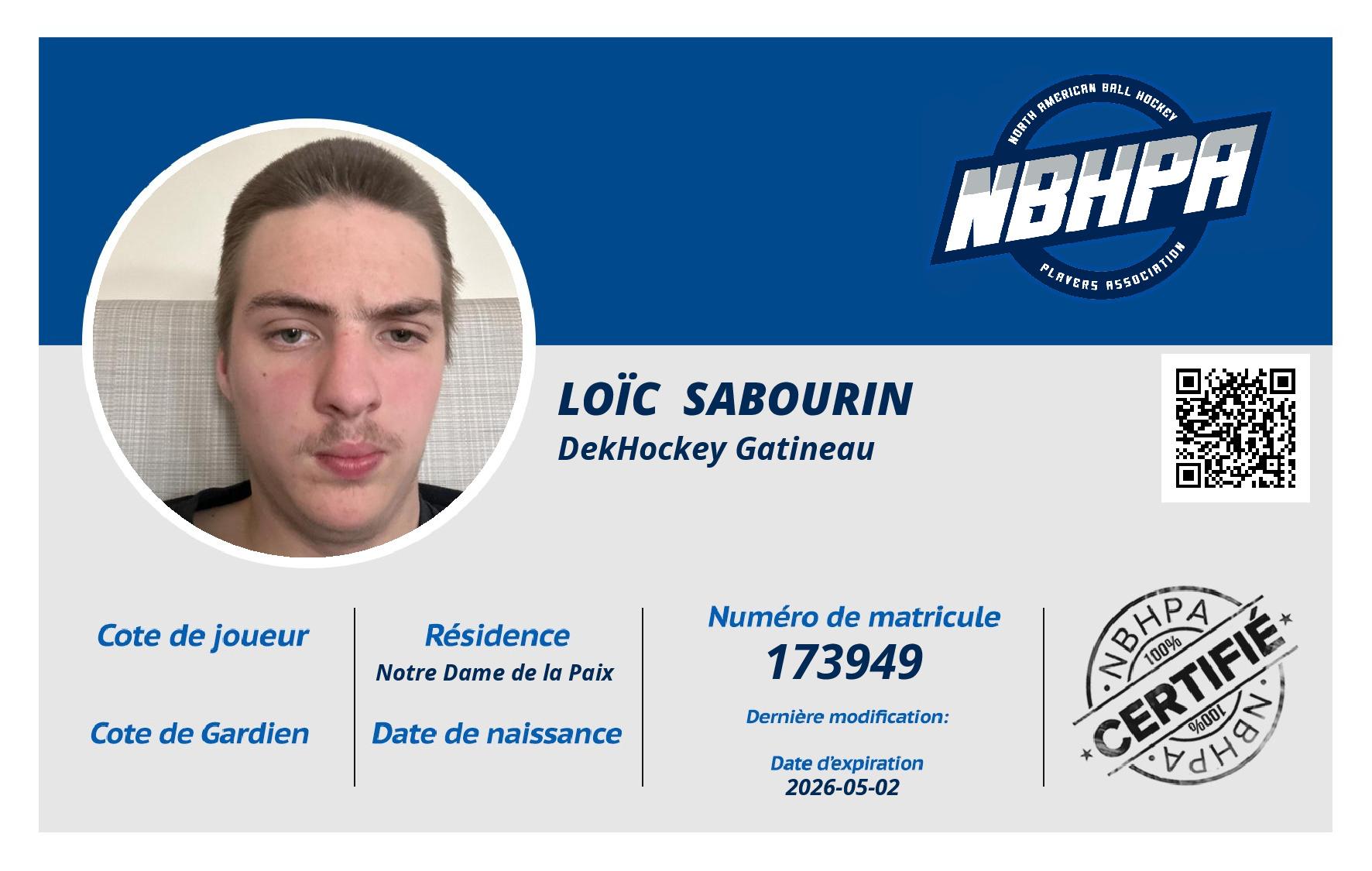 Loïc  Sabourin