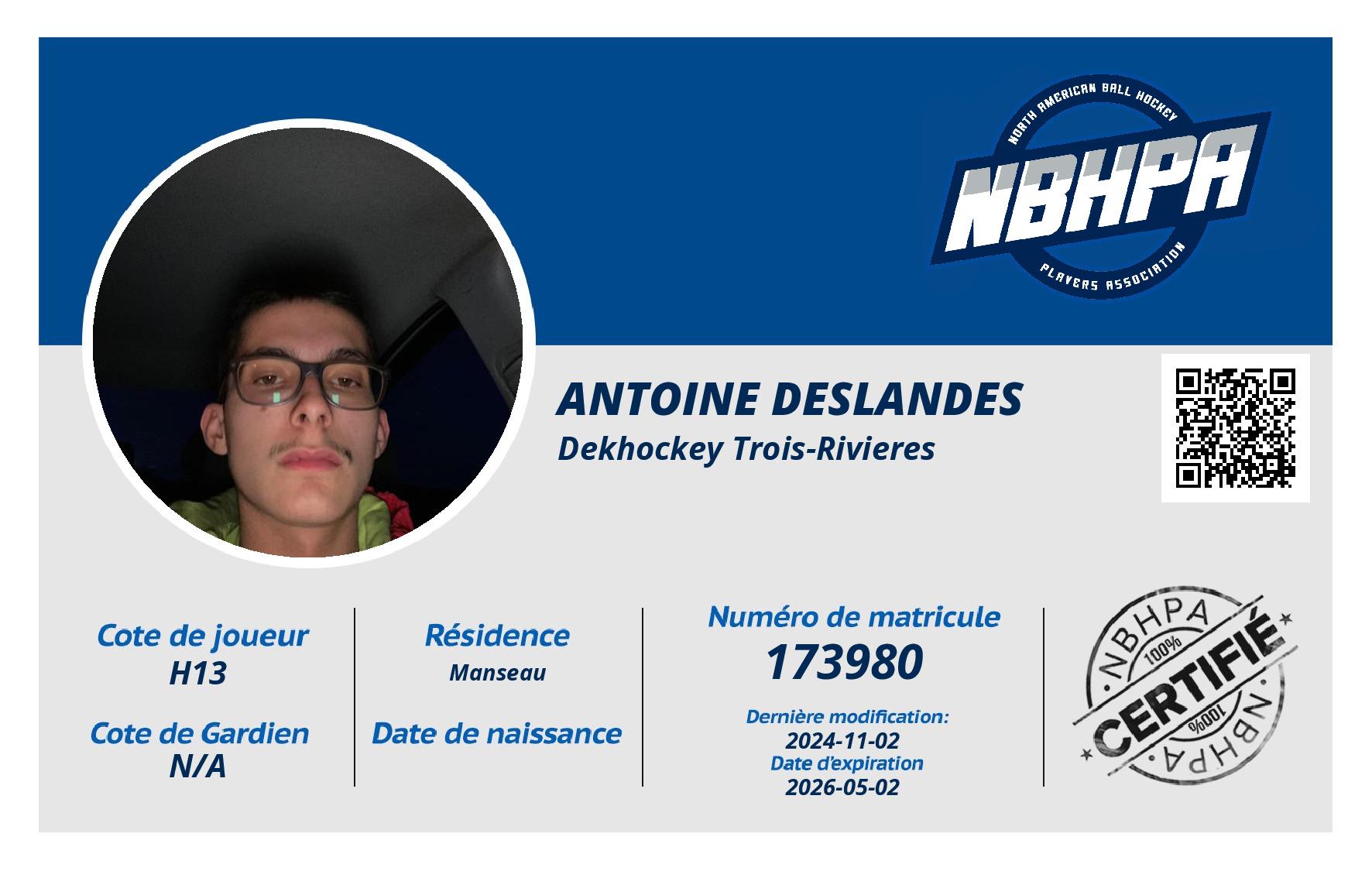 Antoine Deslandes