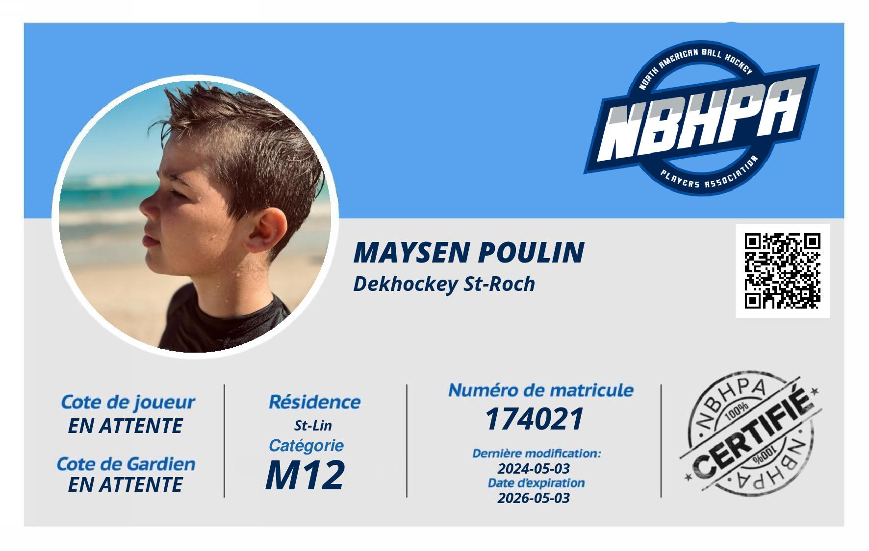 Maysen Poulin