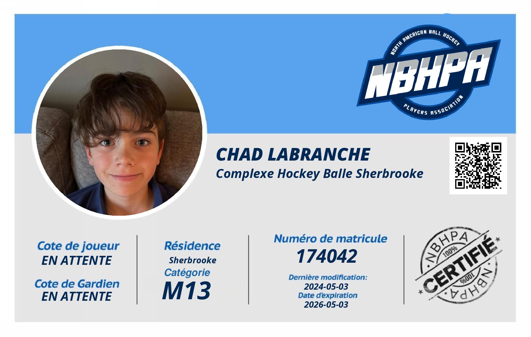 Chad Labranche 