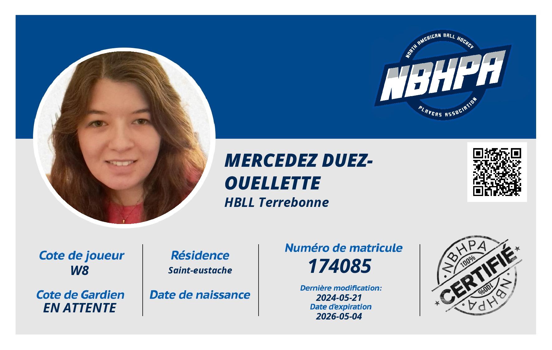 Mercedez Duez-Ouellette