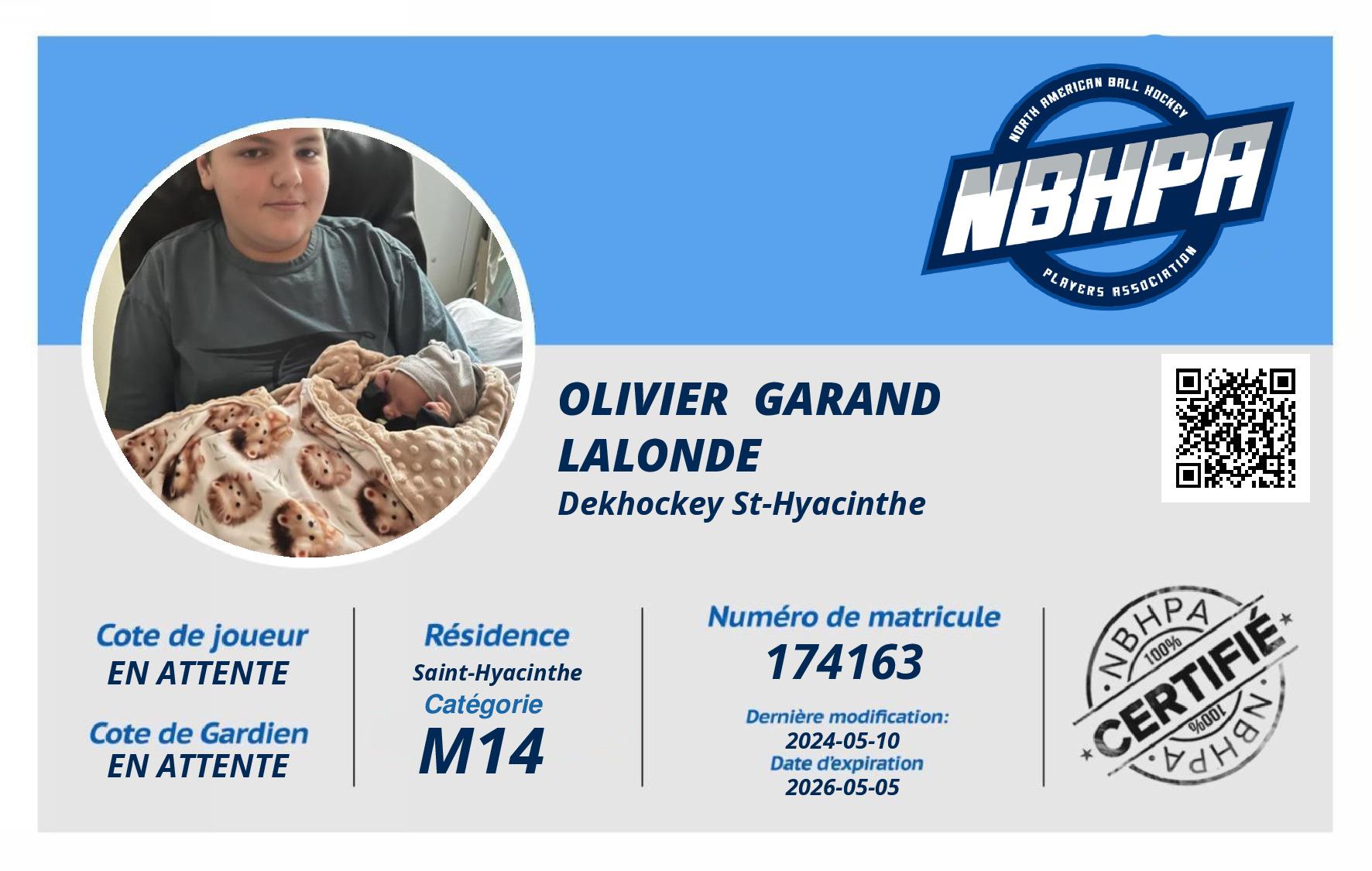 Olivier  Garand Lalonde