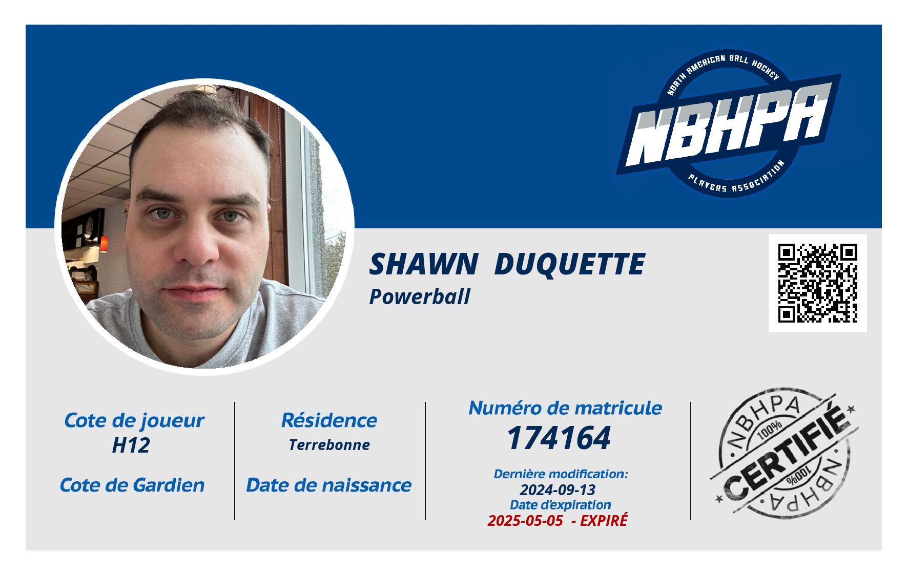Shawn  Duquette
