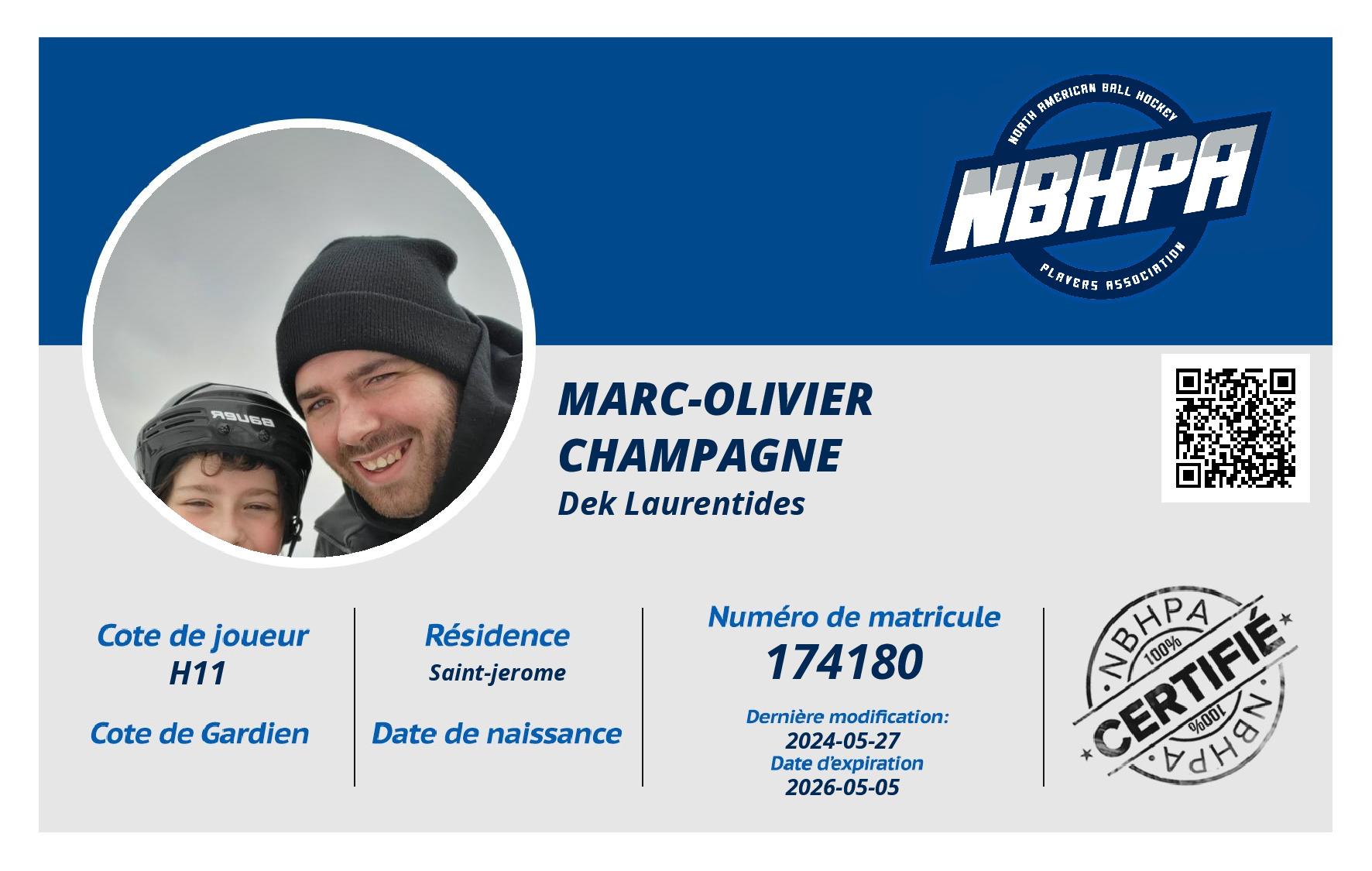 Marc-olivier Champagne