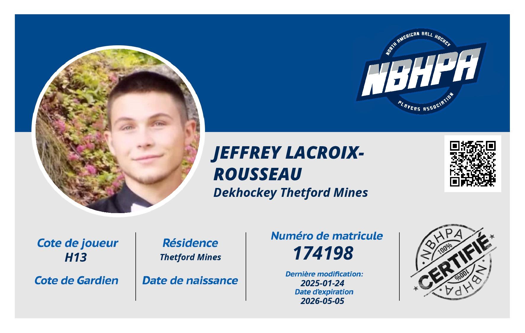 Jeffrey Lacroix-Rousseau