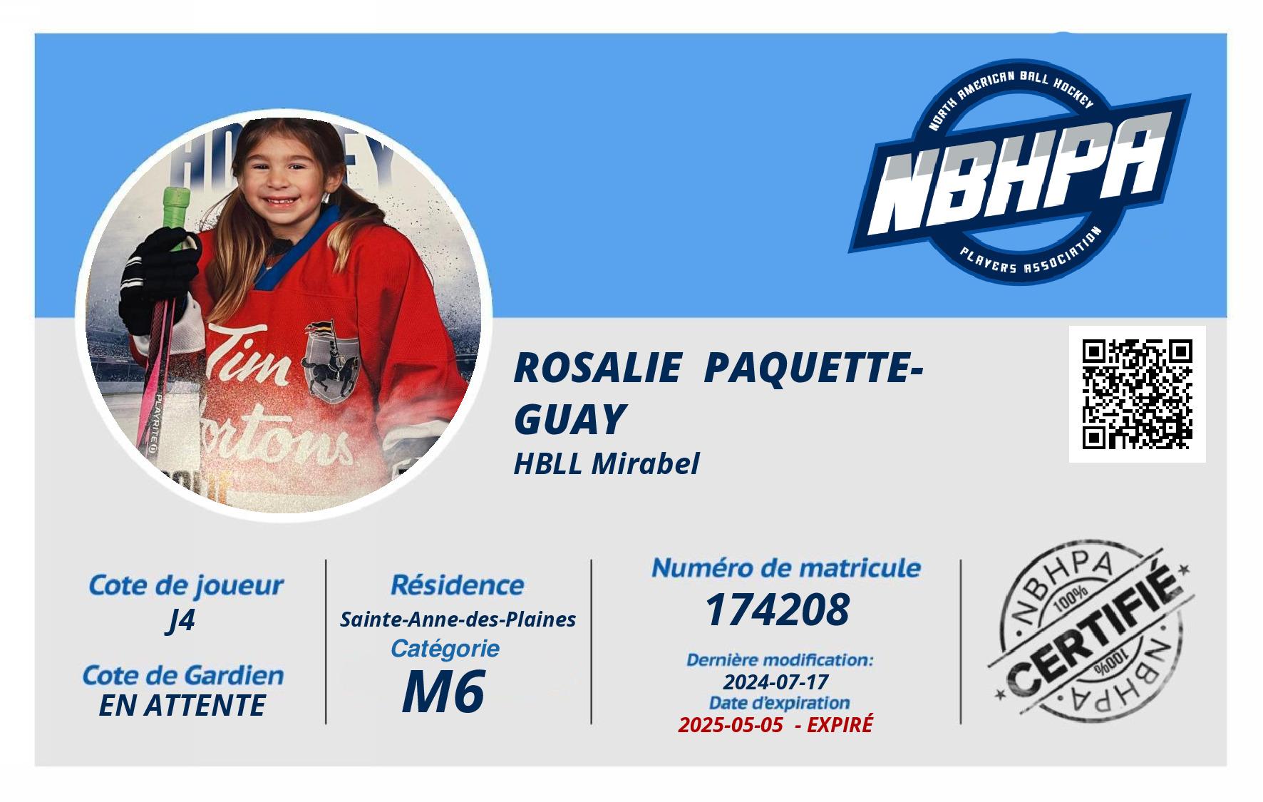 Rosalie  Paquette-Guay 