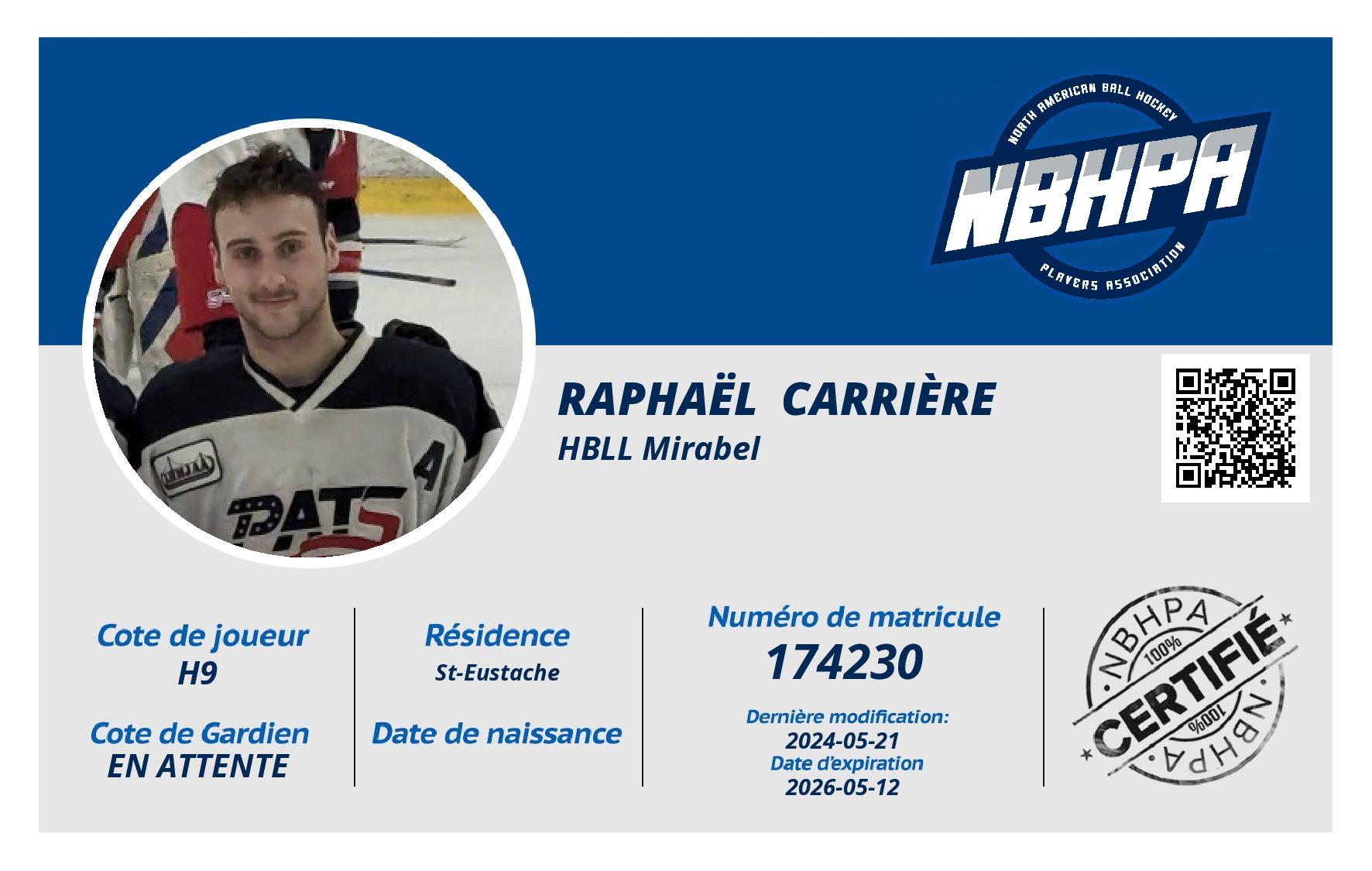 Raphaël  Carrière 