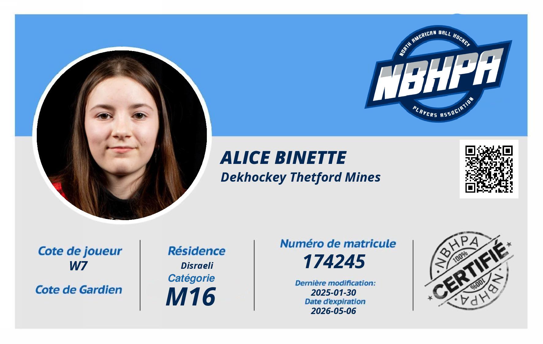 Alice Binette