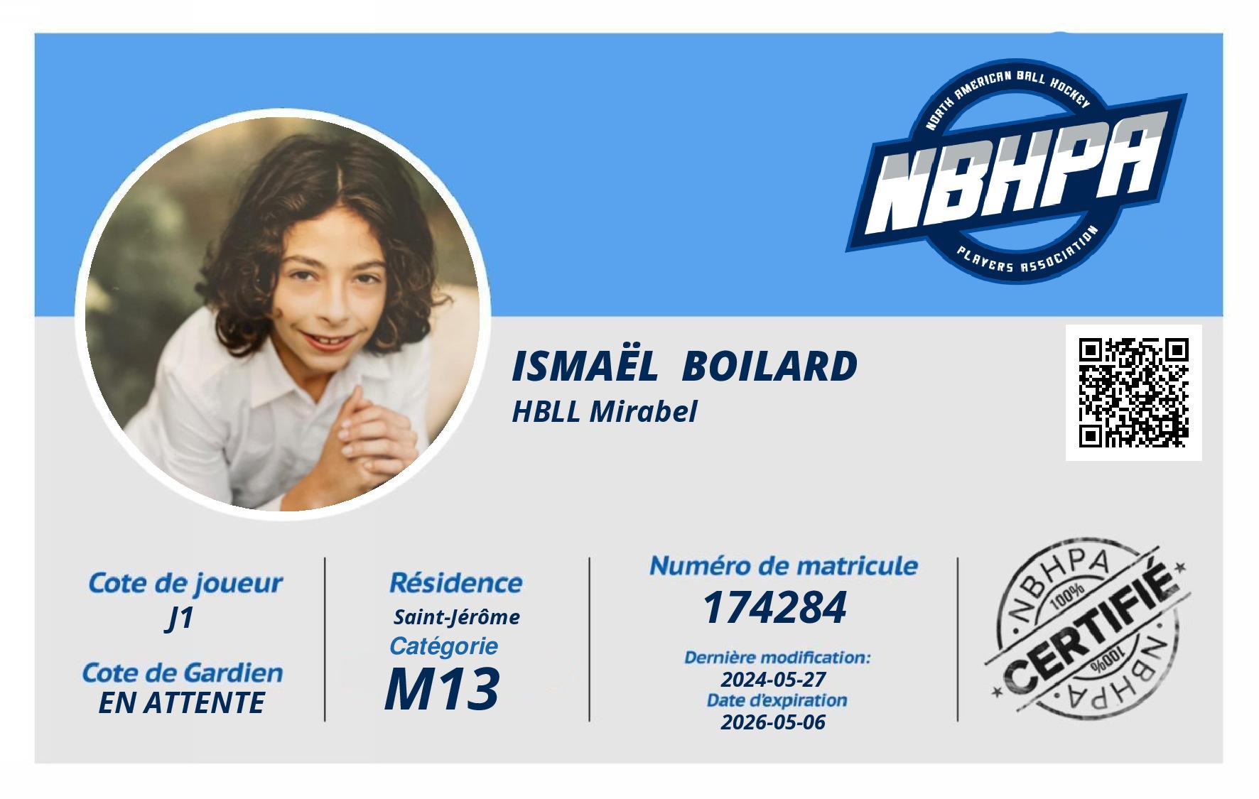 Ismaël  Boilard