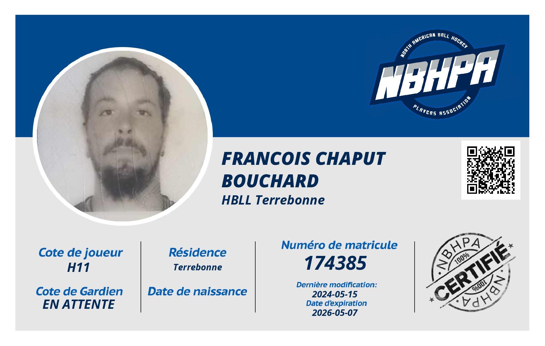 Francois Chaput Bouchard