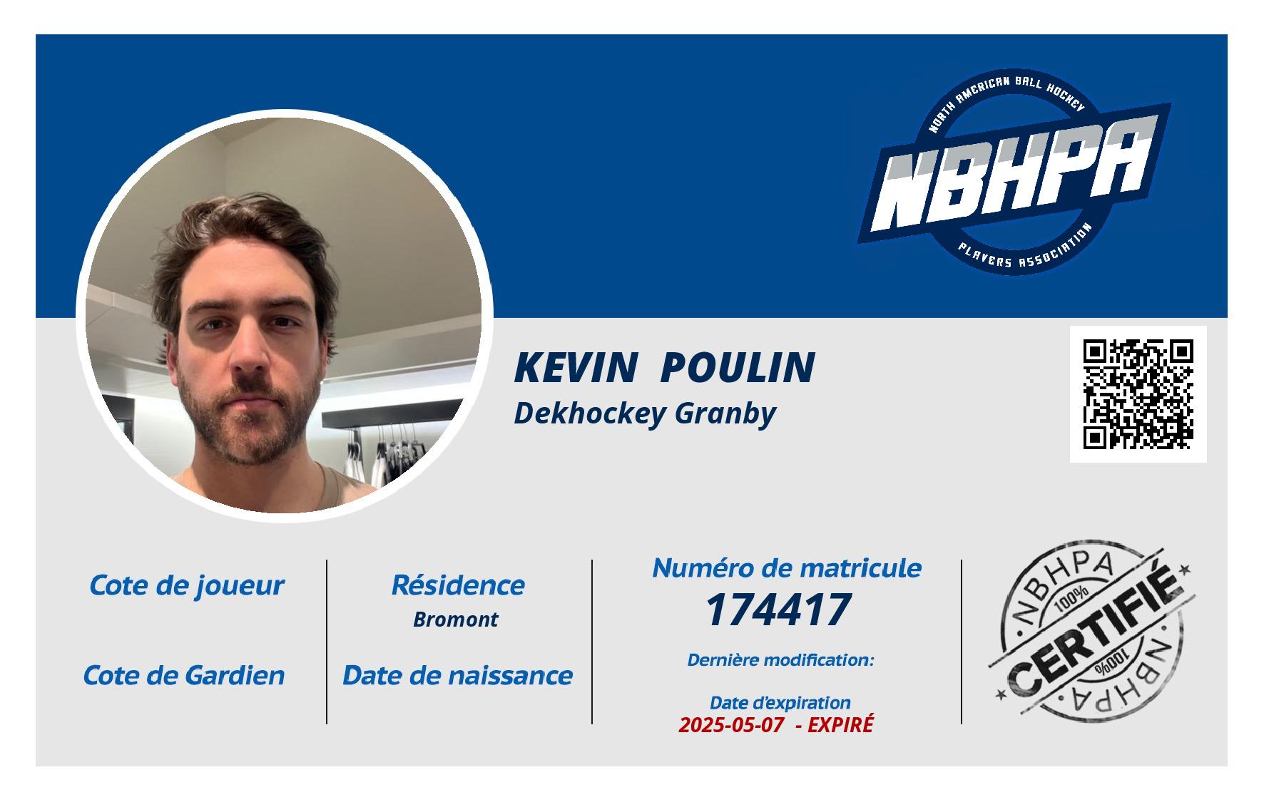Kevin  Poulin 