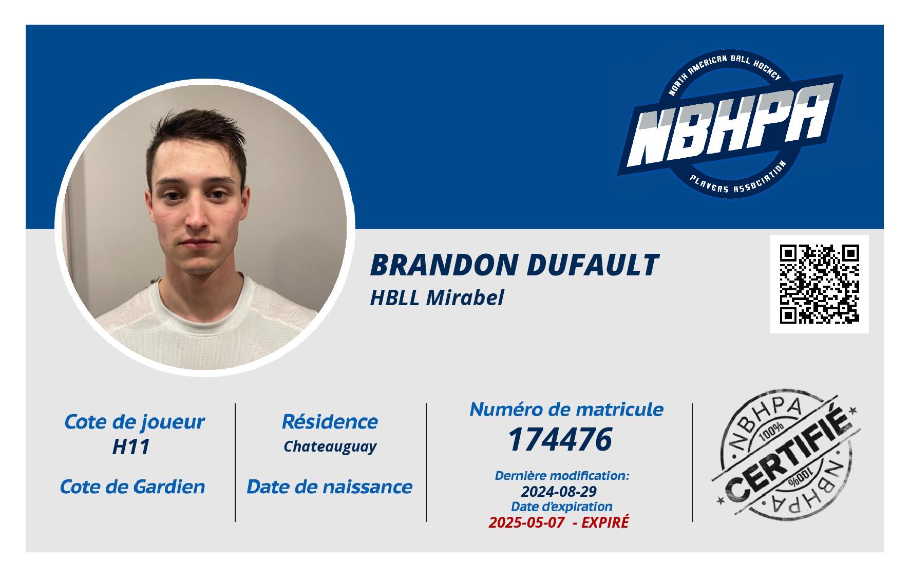 Brandon Dufault