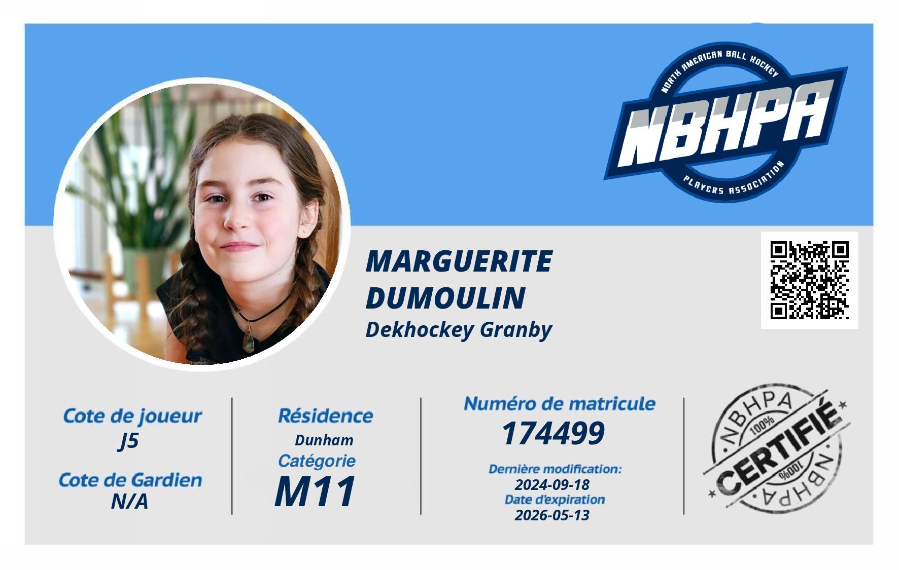 Marguerite  Dumoulin 