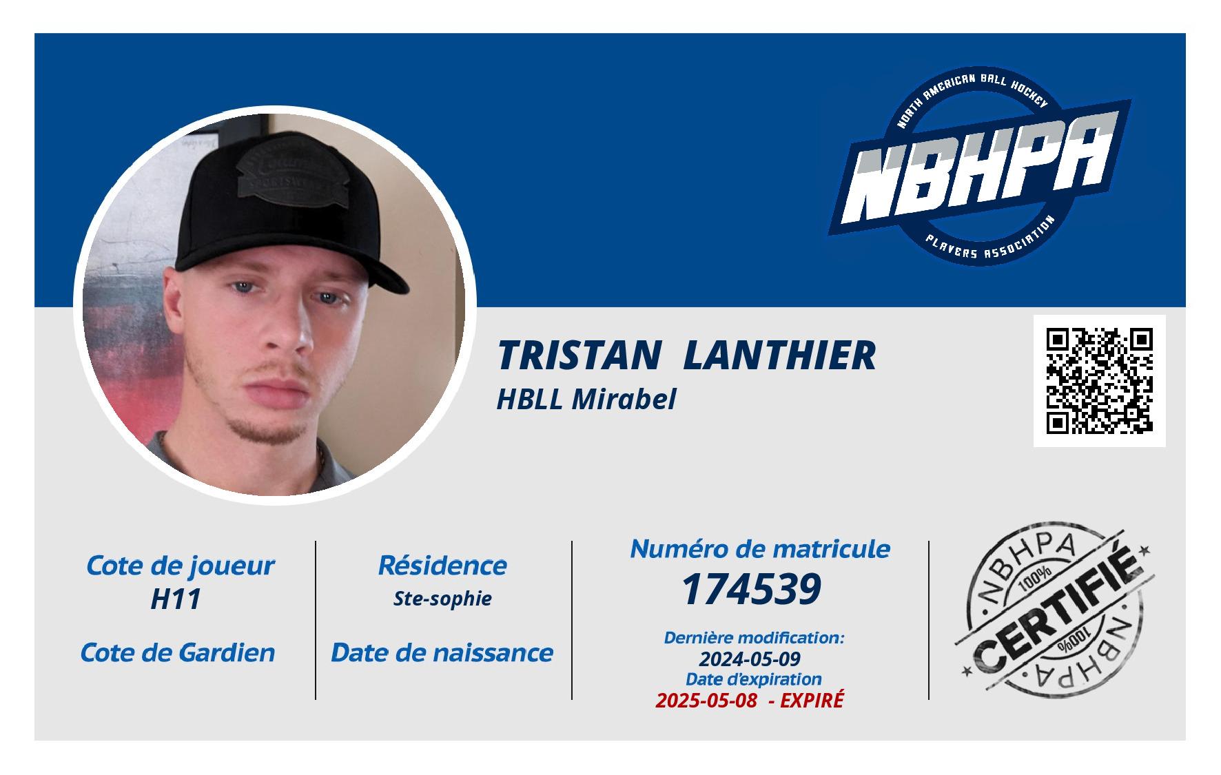 Tristan  Lanthier 