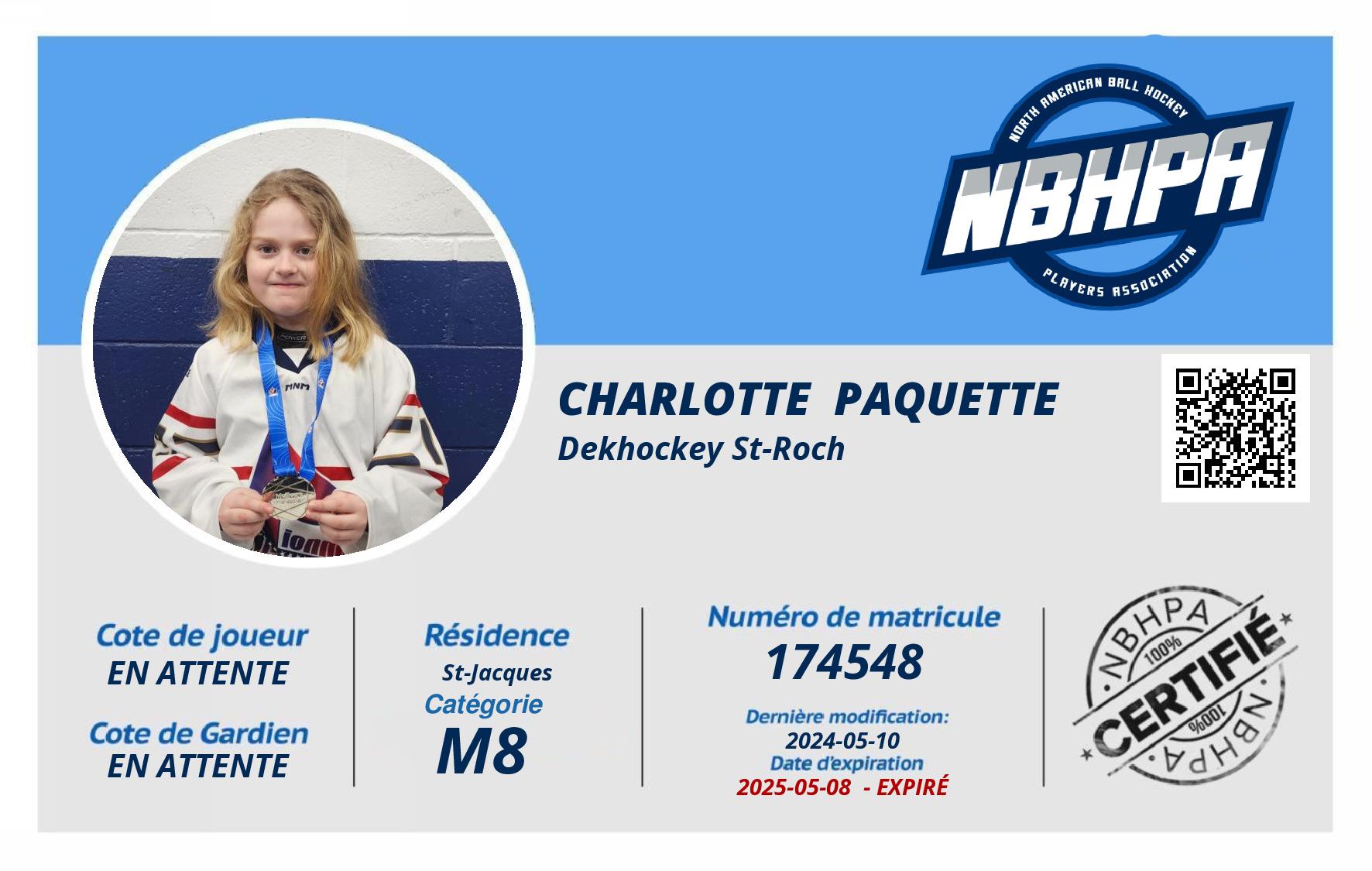 Charlotte  Paquette 