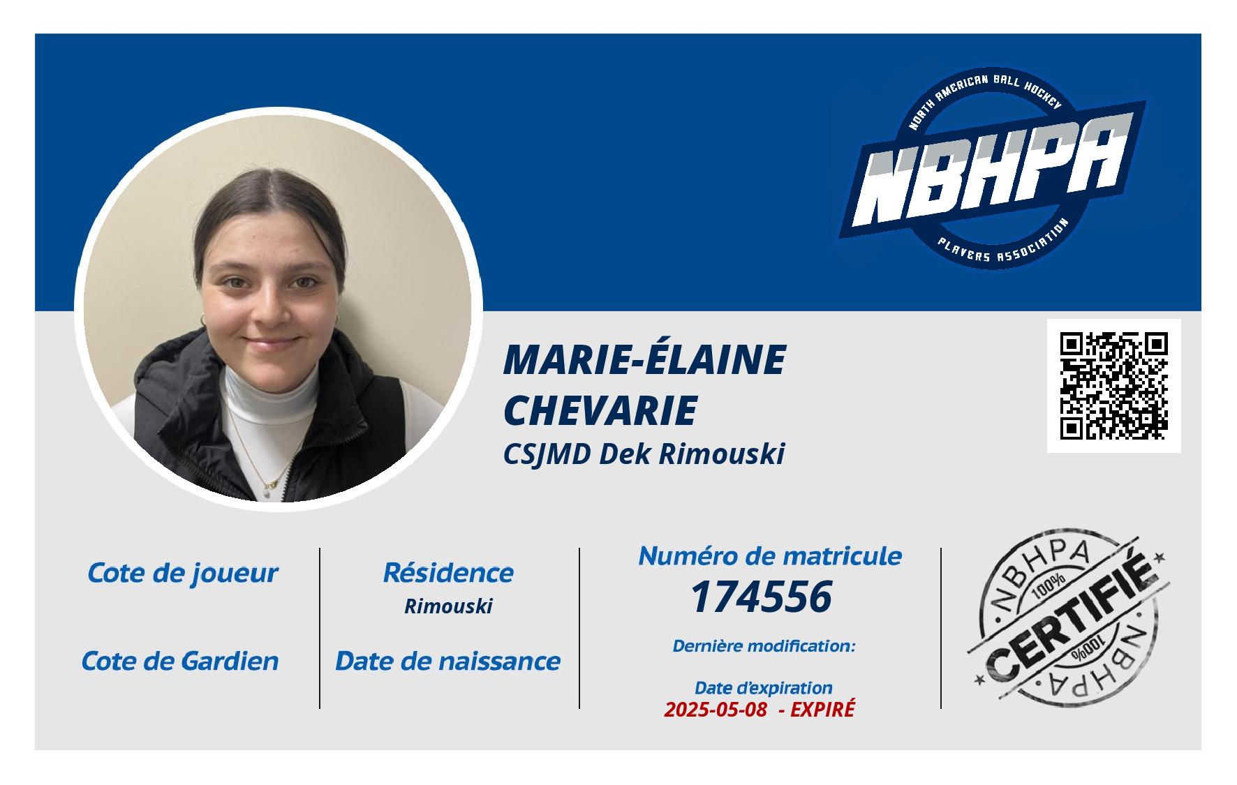 Marie-Élaine Chevarie