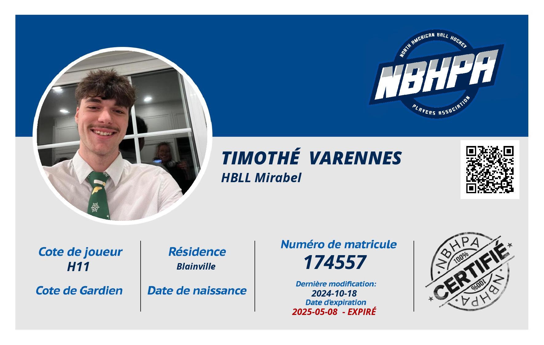 Timothé  Varennes