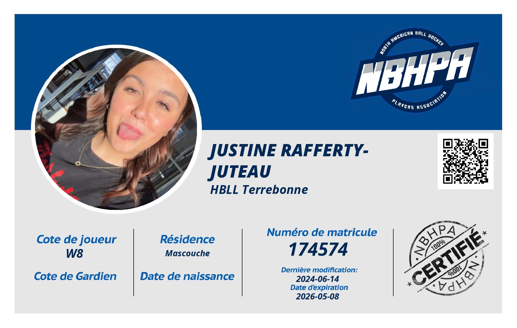 Justine Rafferty-Juteau