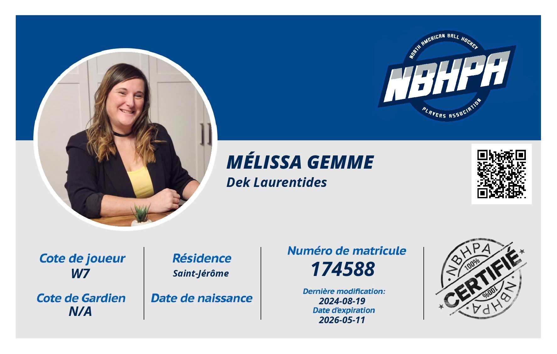 Mélissa Gemme