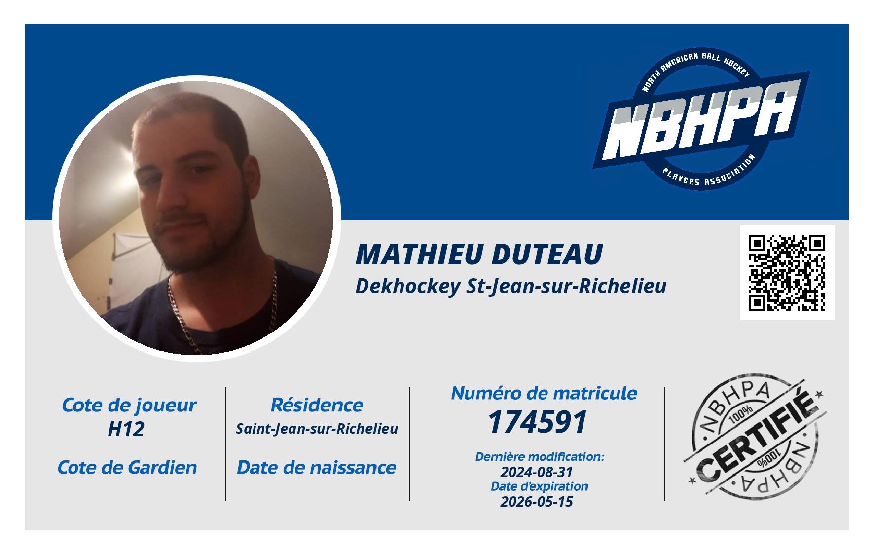 Mathieu Duteau
