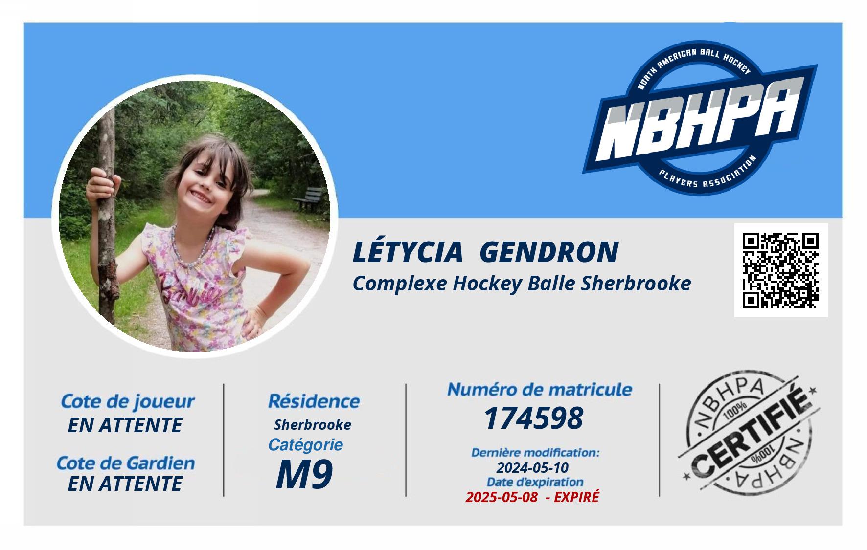 Létycia  Gendron